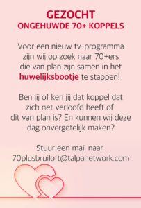 Flyer 70plusbruiloft