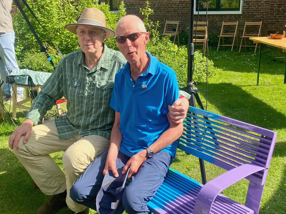 Gerard en Robben partner Albert Wester