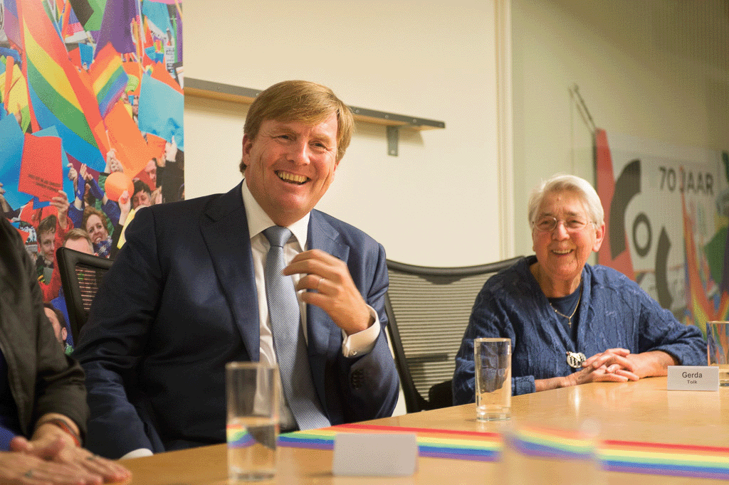 Koning Willem Alexander en Gerda Tolk
