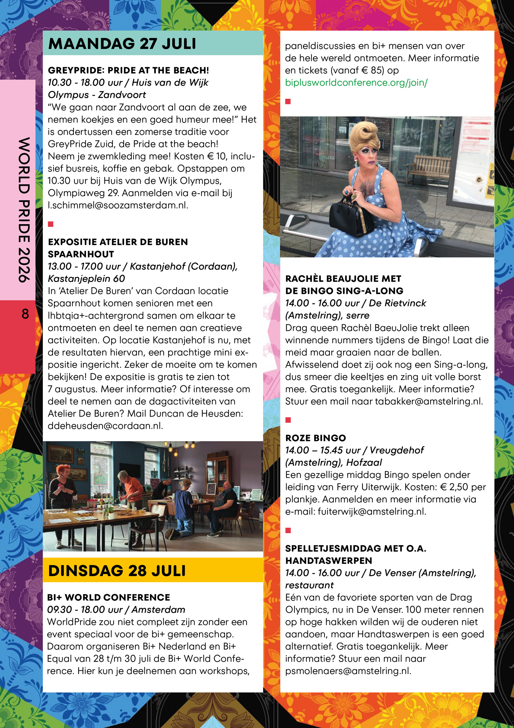 Senior Pride Agenda 2026 interactief