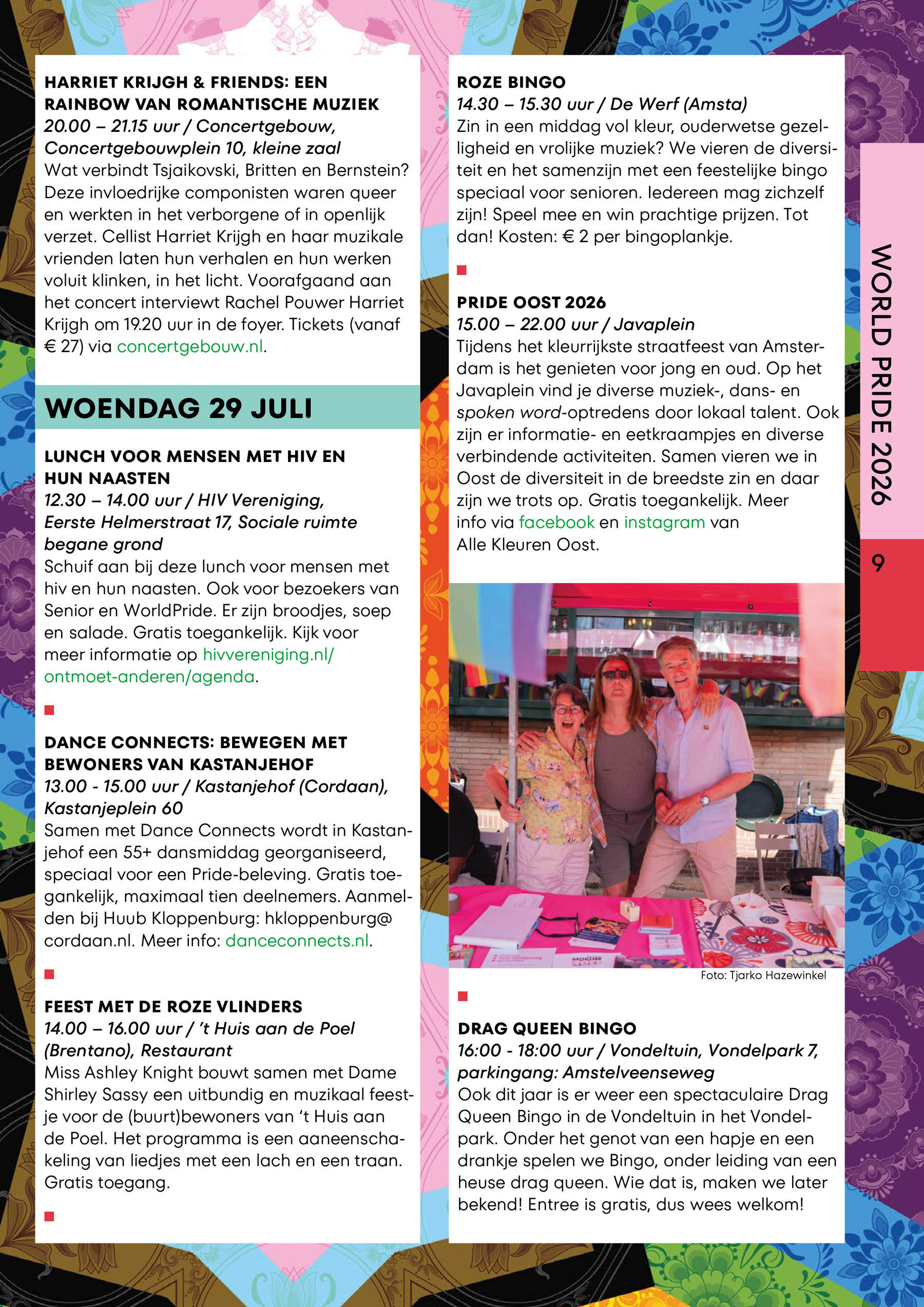 Senior Pride Agenda 2026 interactief