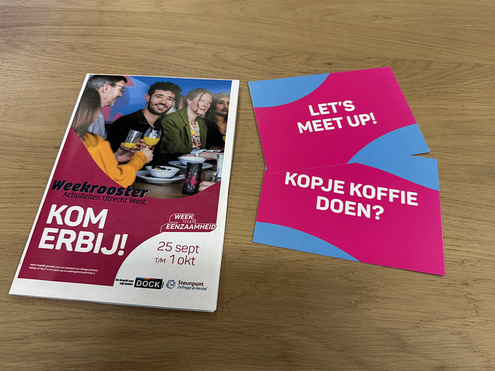 Roze50+ bij huiskamerlunch in Buurtcentrum Rosa – Week tegen Eenzaamheid