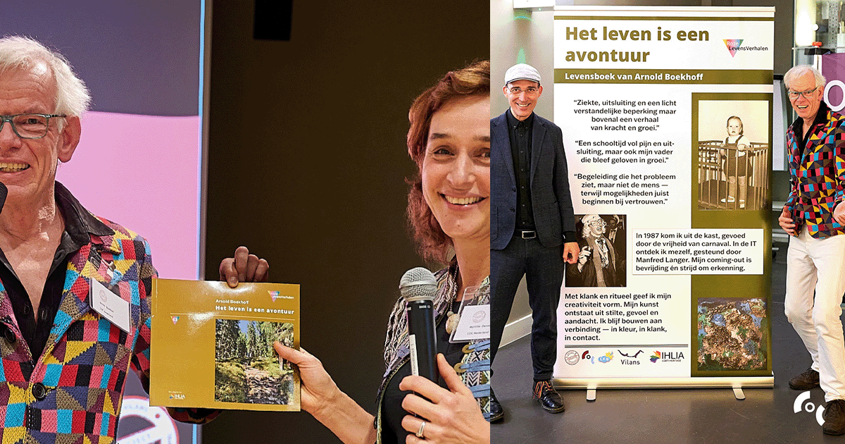 Arnold Boekhoff deelt zijn verhaal tijdens congres Zonder Stempel