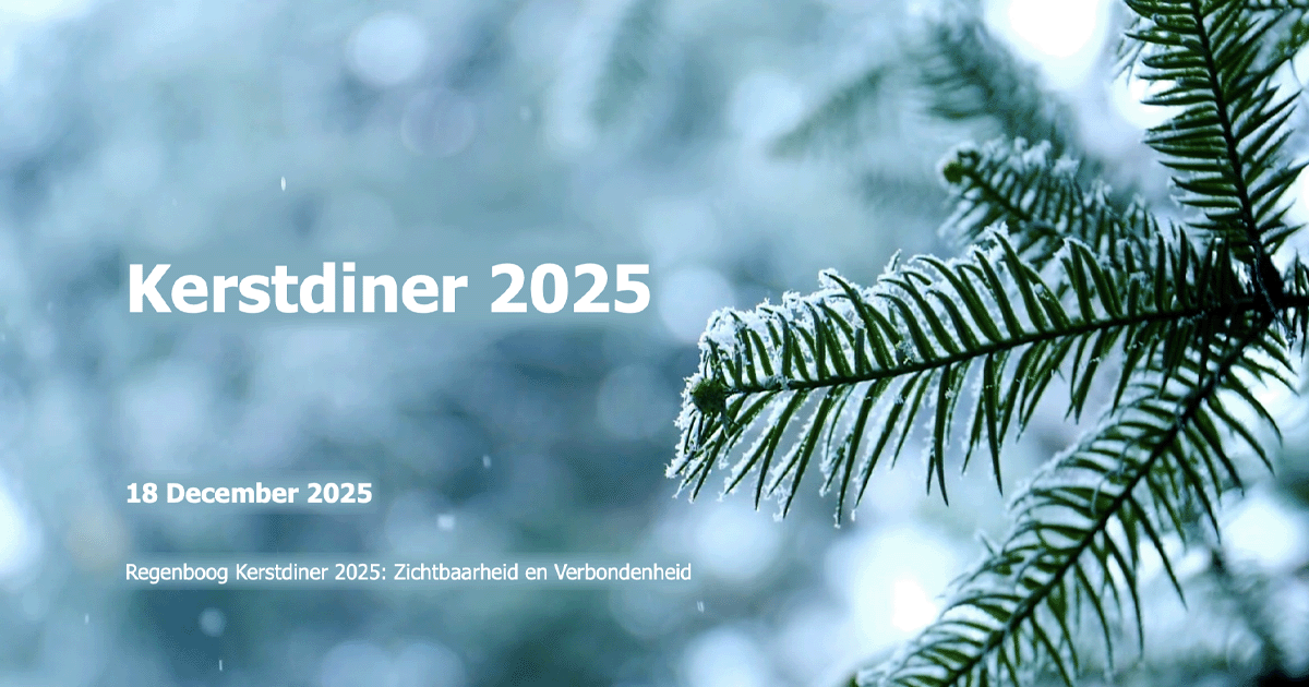 Regenboog Kerstdiner 2025 in Goes – Samen zichtbaar, samen verbonden