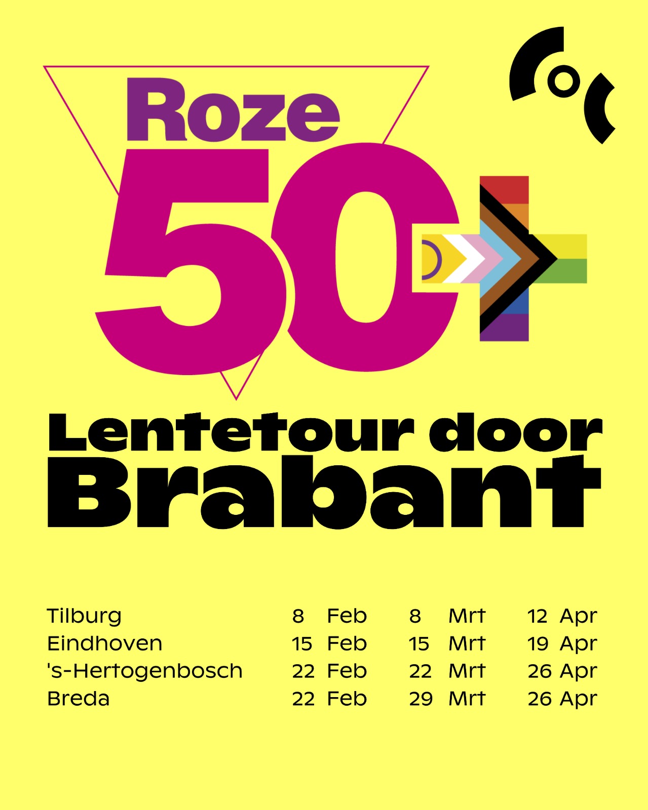 Roze50+ Lentetour