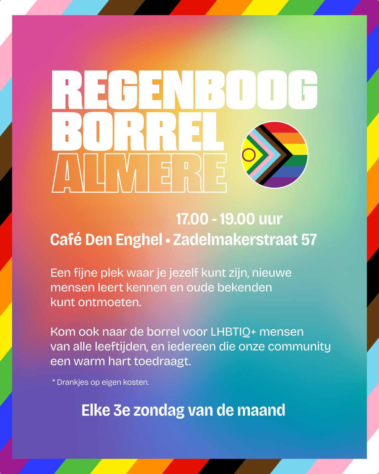 Regenboogborrel Almere