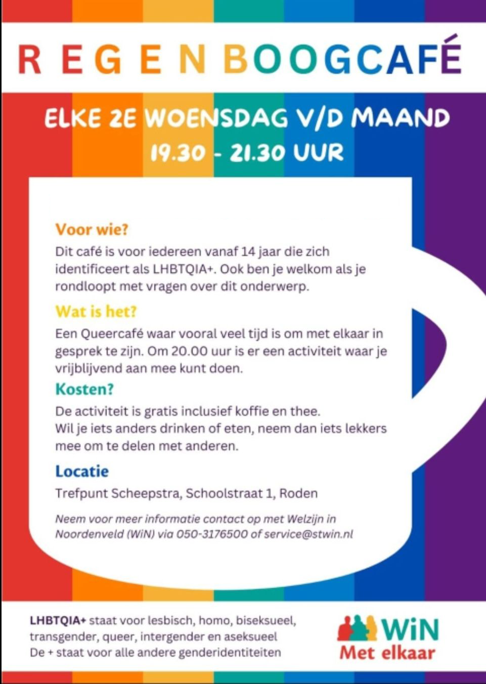 Regenboog Café Roden