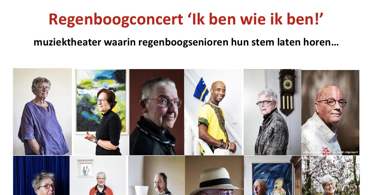 Regenboogconcert Ik ben wie ik ben