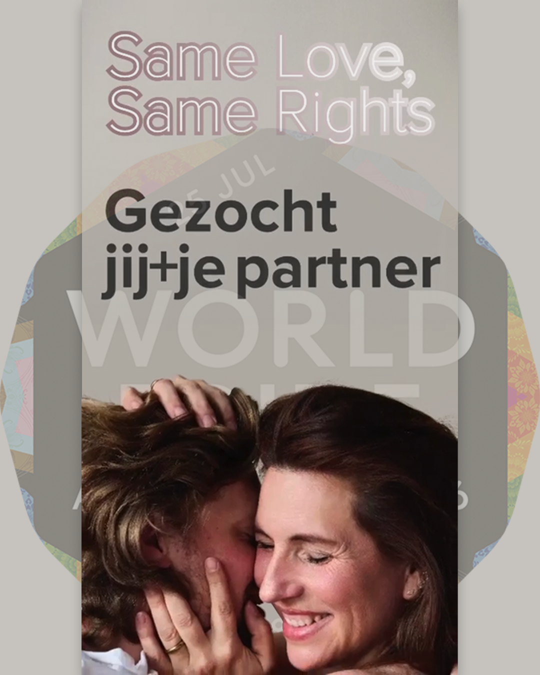 Gezocht: LGBTQ+ koppels voor World Pride fotoserie