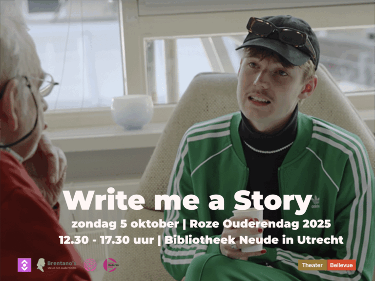 Write me a Story, 5 oktober tijdens de Roze Ouderendag